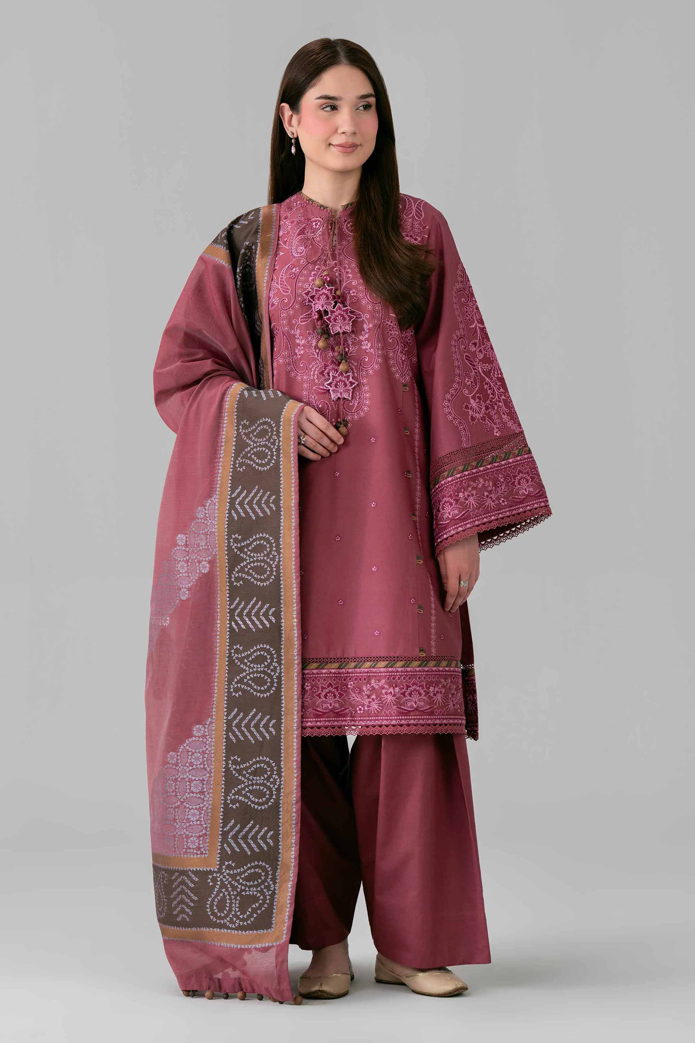 3 Piece - Embroidered Suit
