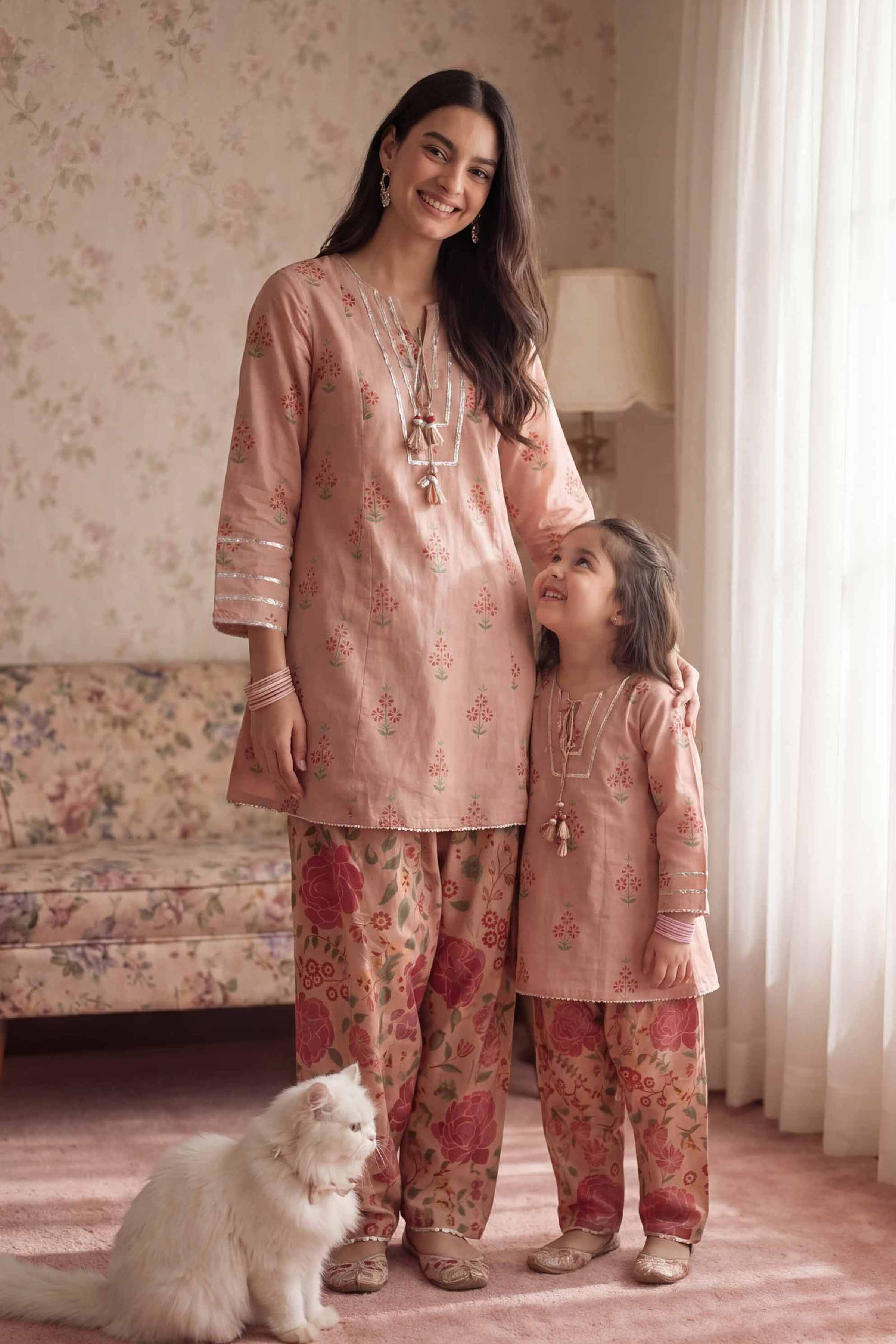2 Piece - Printed Suit - PMD26-10 M