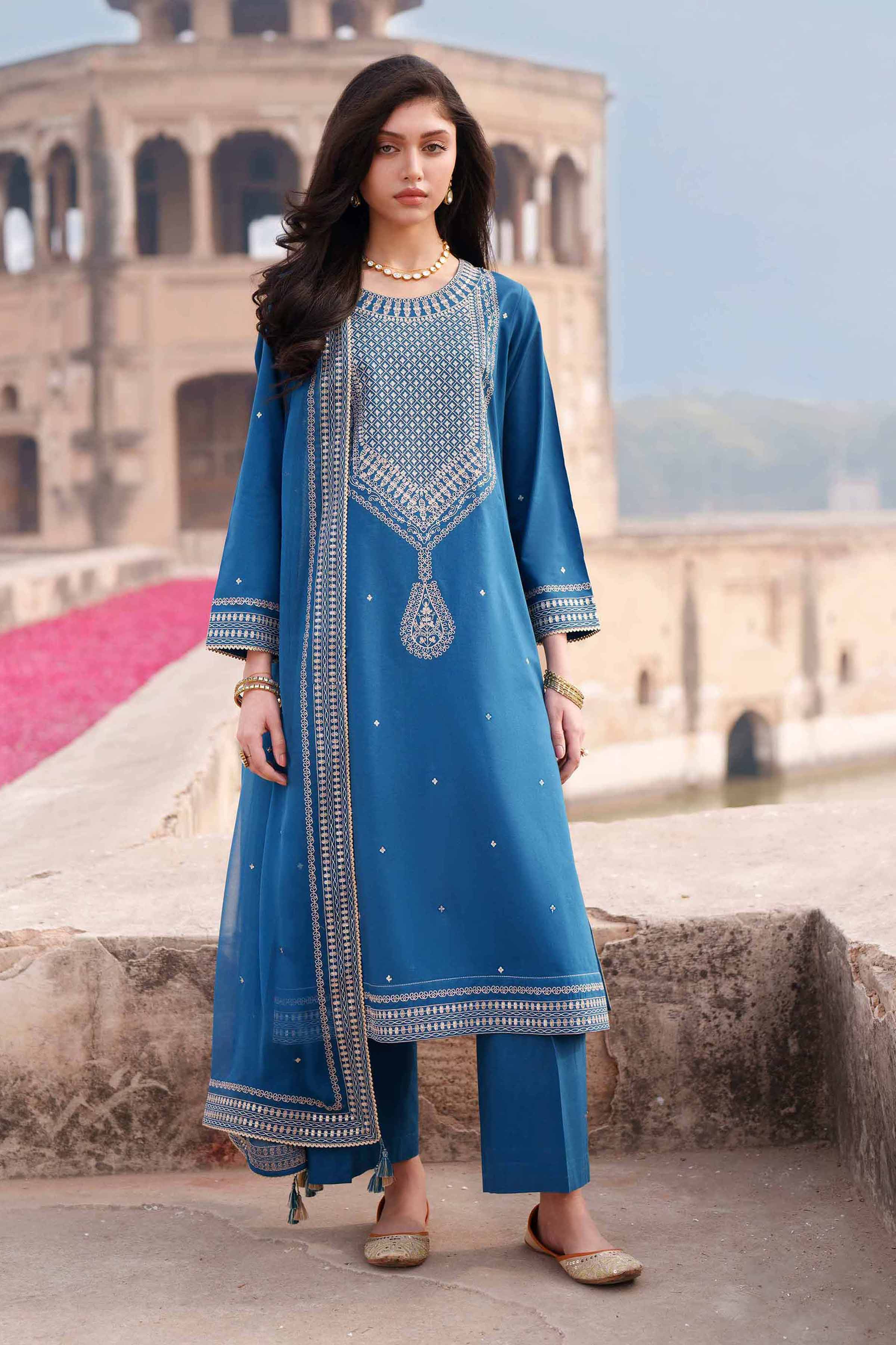 3 Piece - Embroidered Suit - KFE26-133