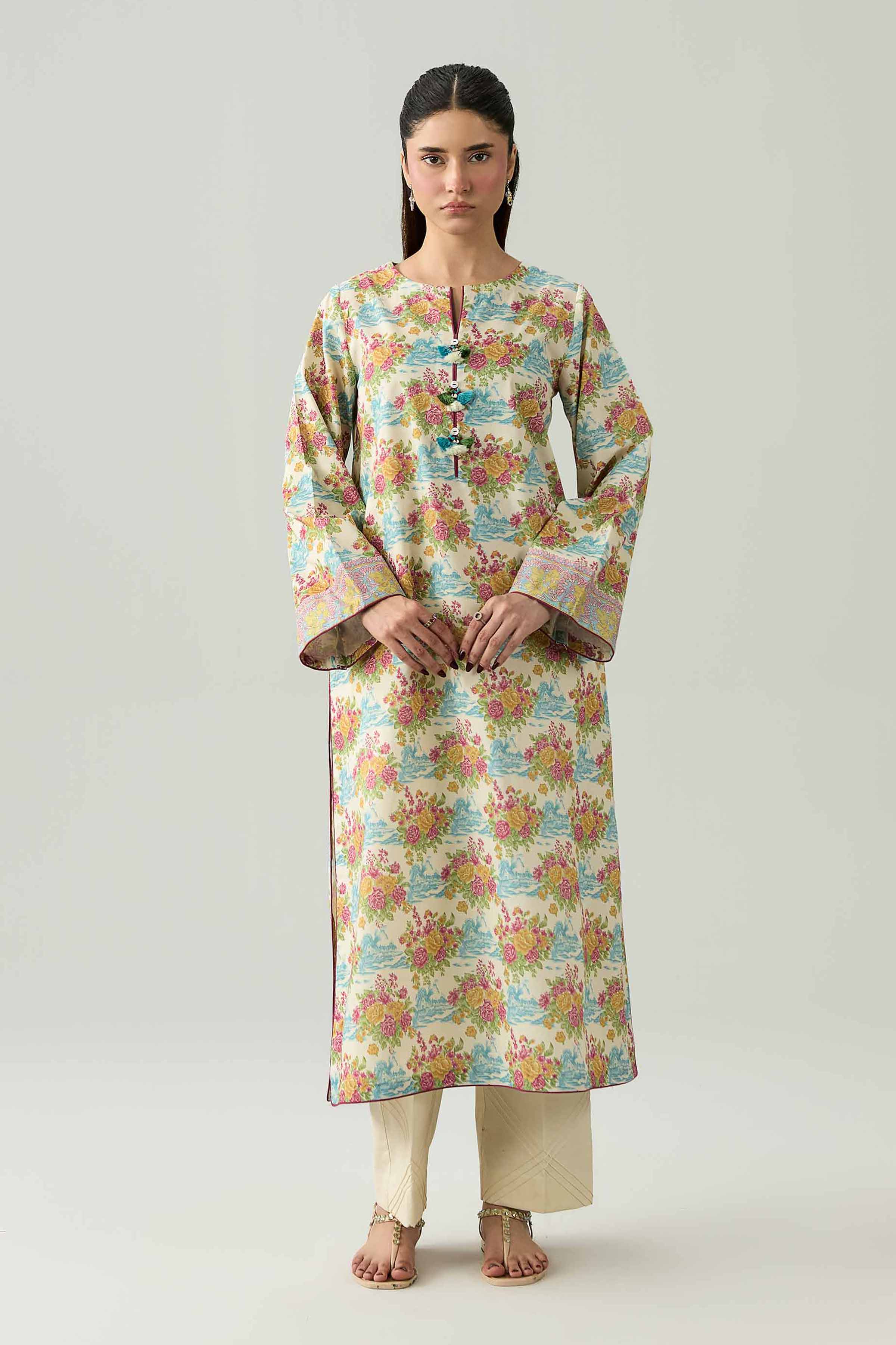 2 Piece - Printed Suit