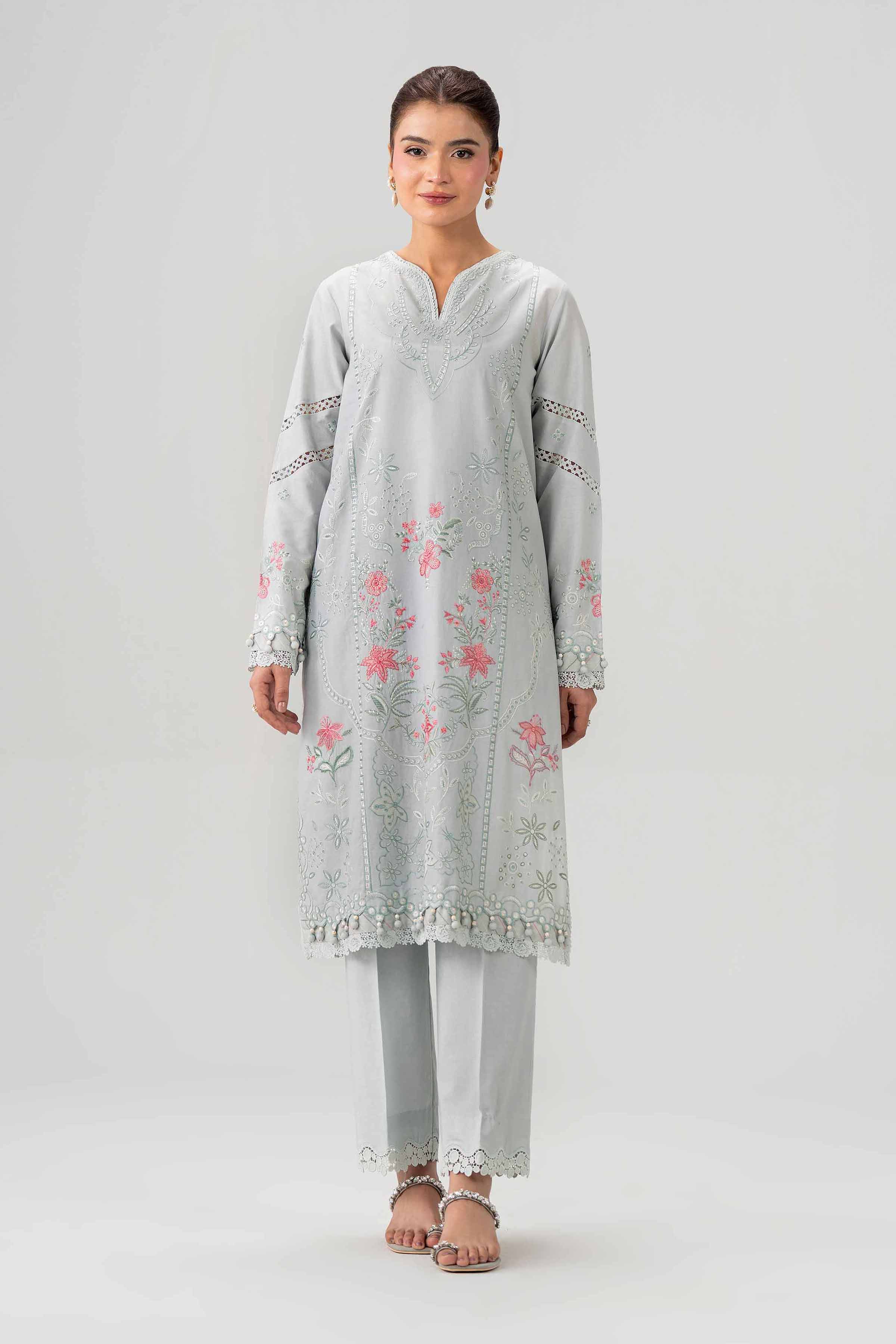 2 Piece - Embroidered Suit