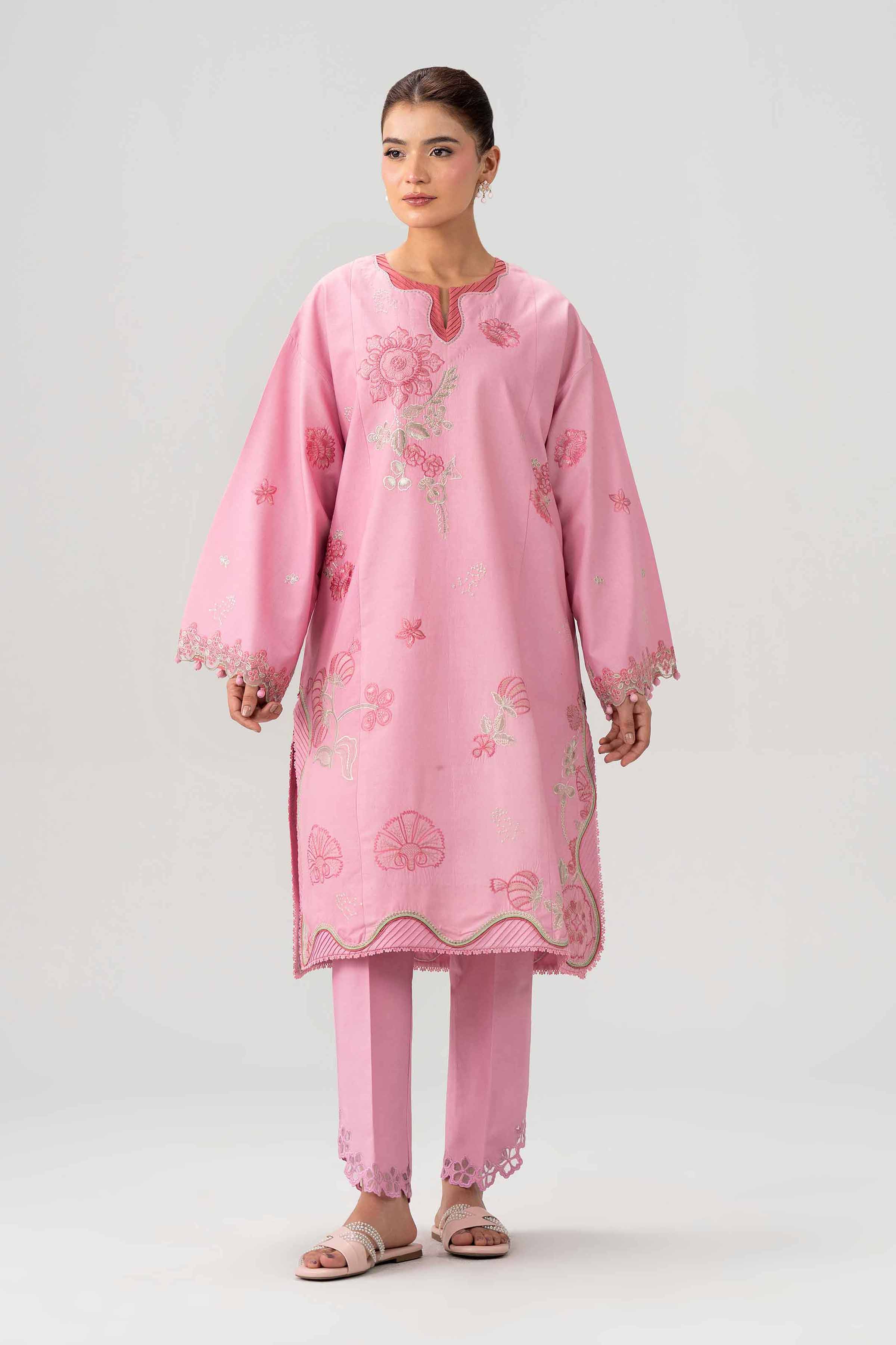 2 Piece - Embroidered Suit