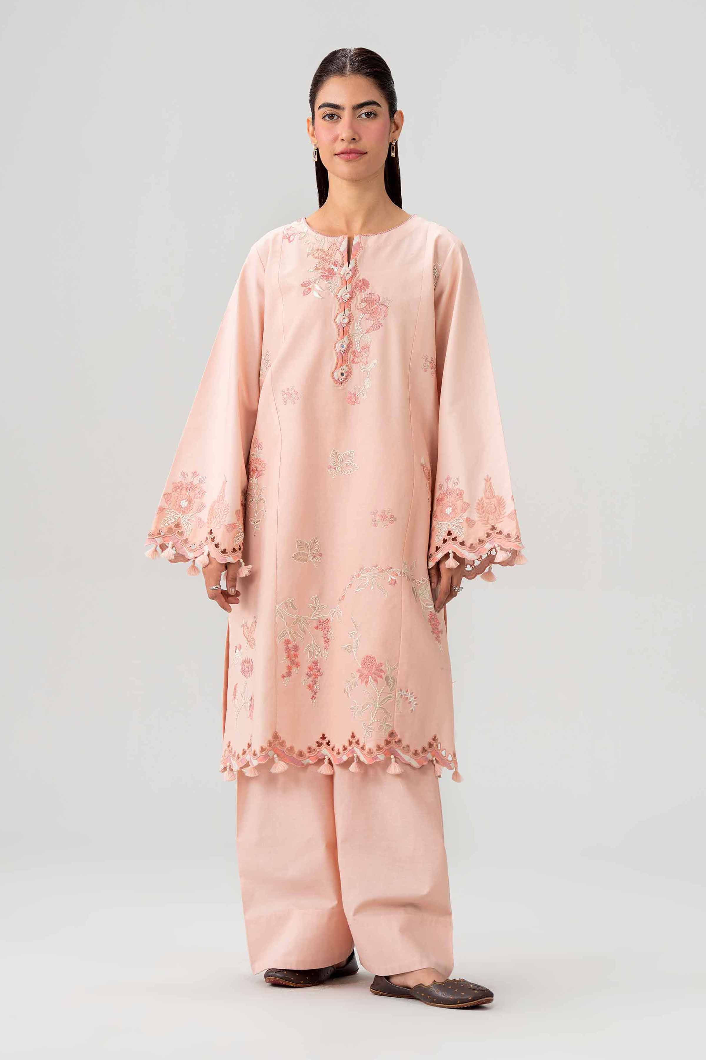 2 Piece - Embroidered Suit