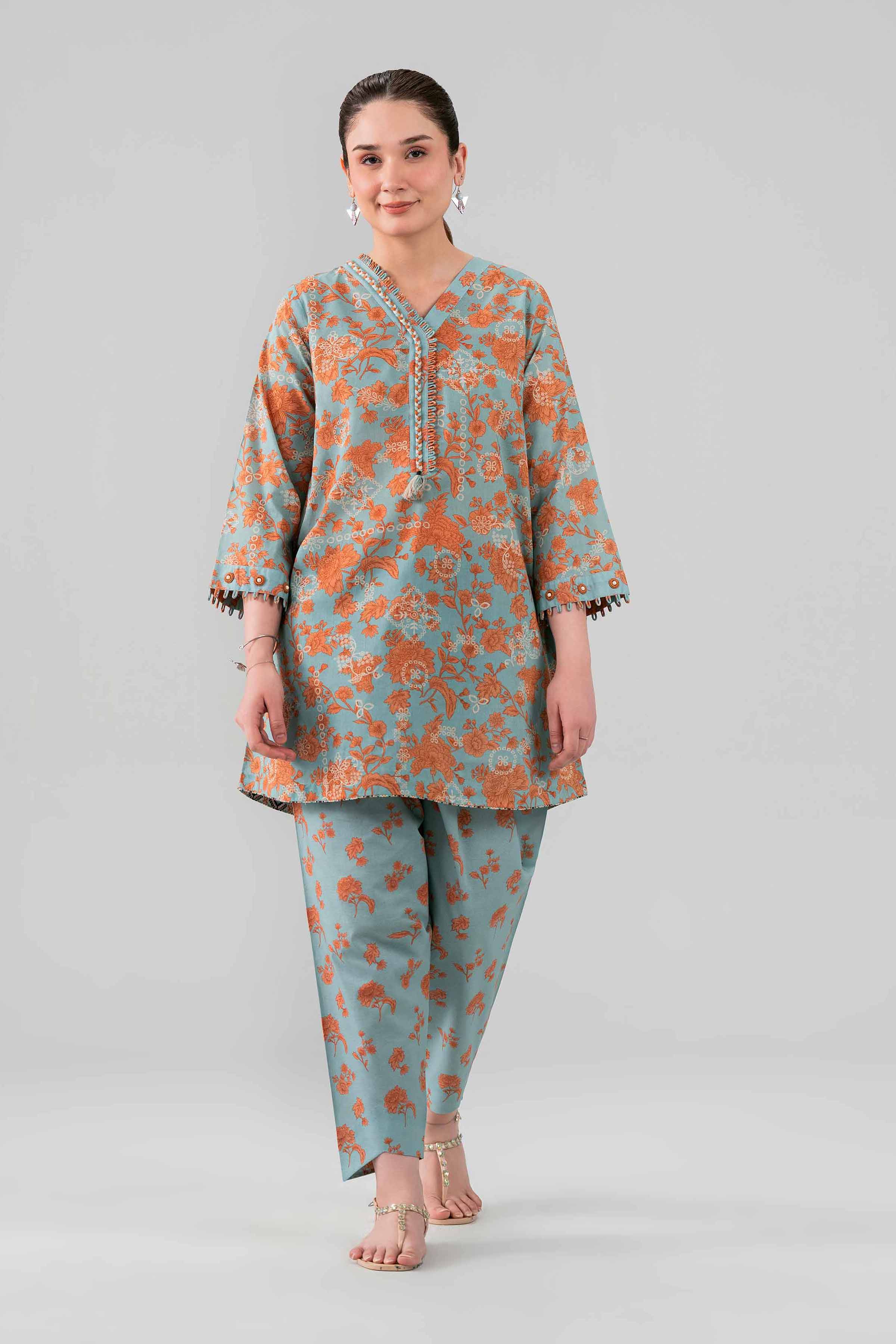 2 Piece - Printed Suit
