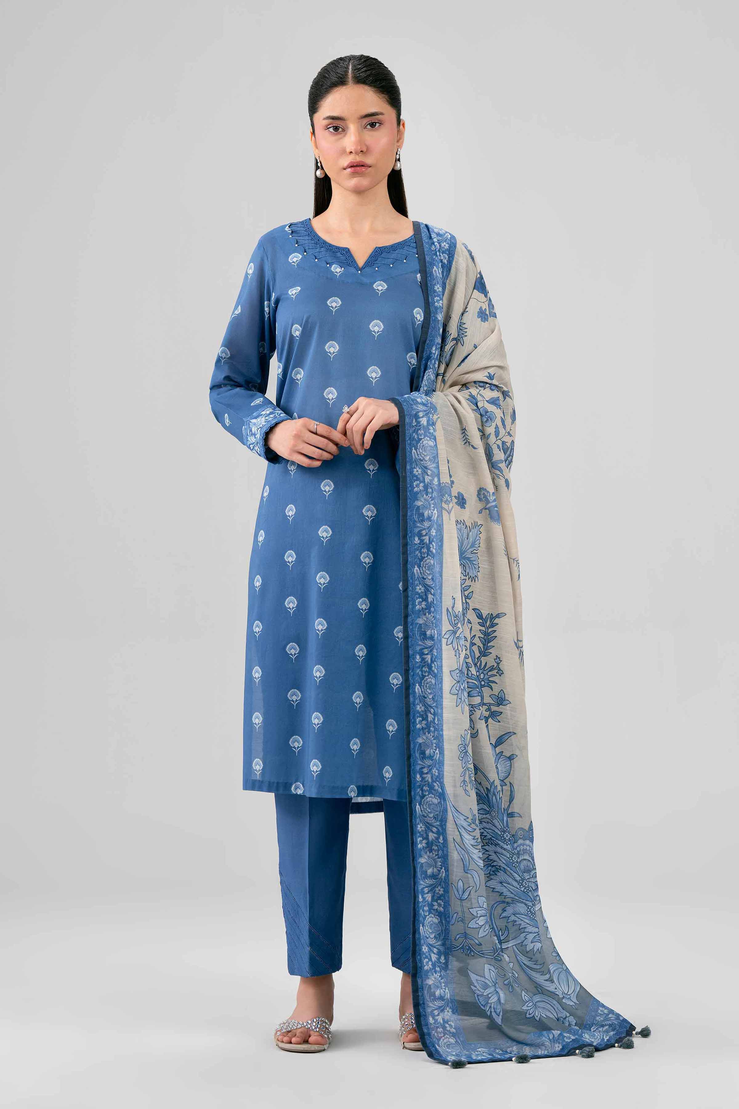 3 Piece - Digital Printed Suit