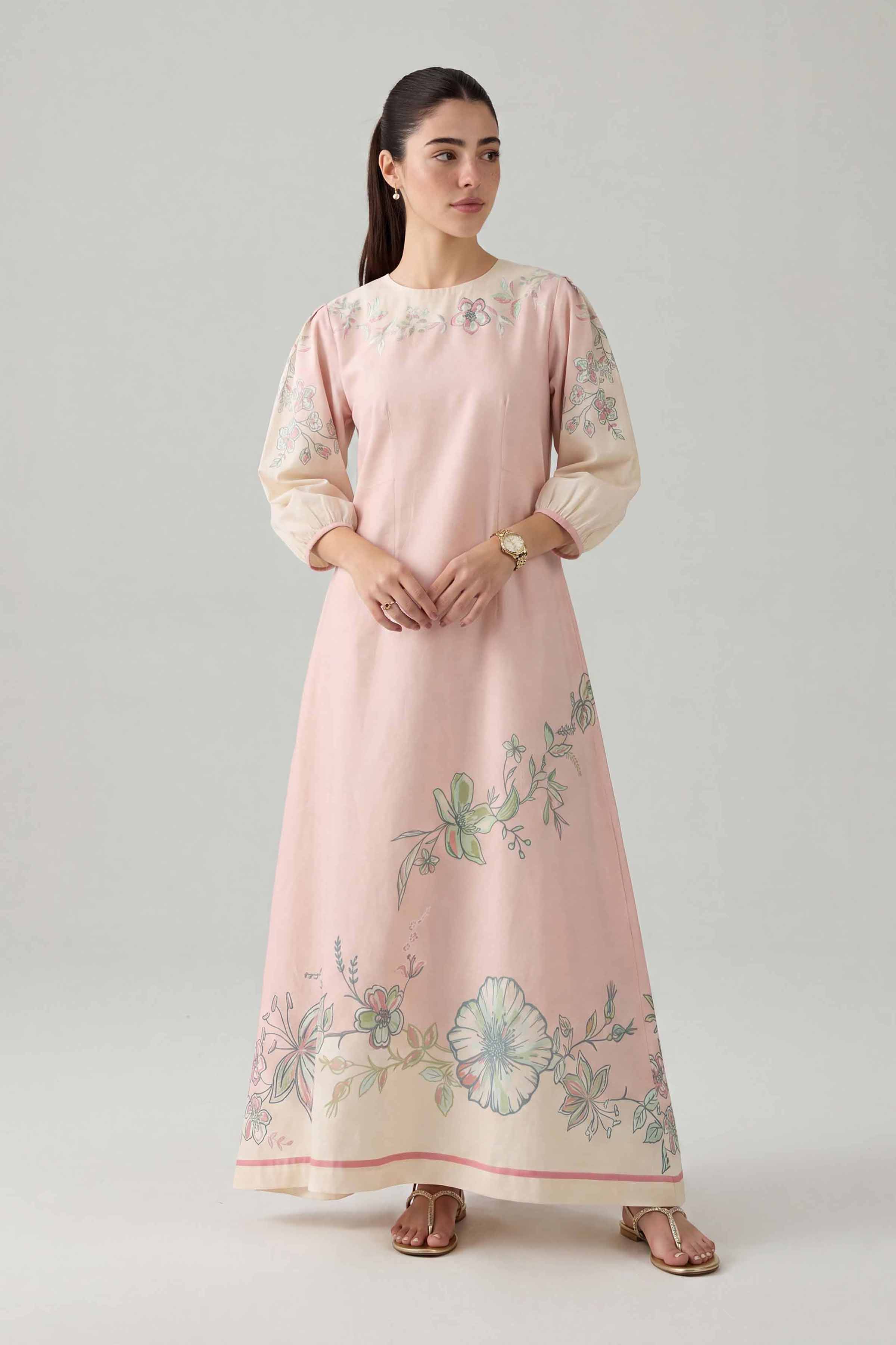 Printed Dress - AS26-94