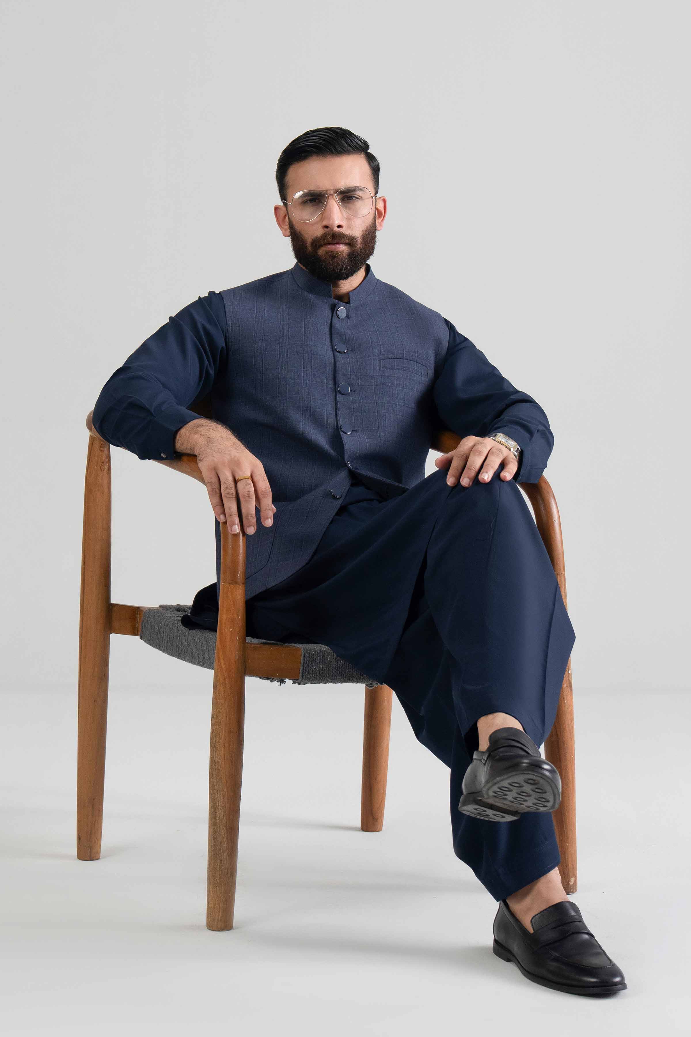 3 Piece - Basic Suit - NQ26-013 — Blended Men's Waistcoats Luméora Bangladesh