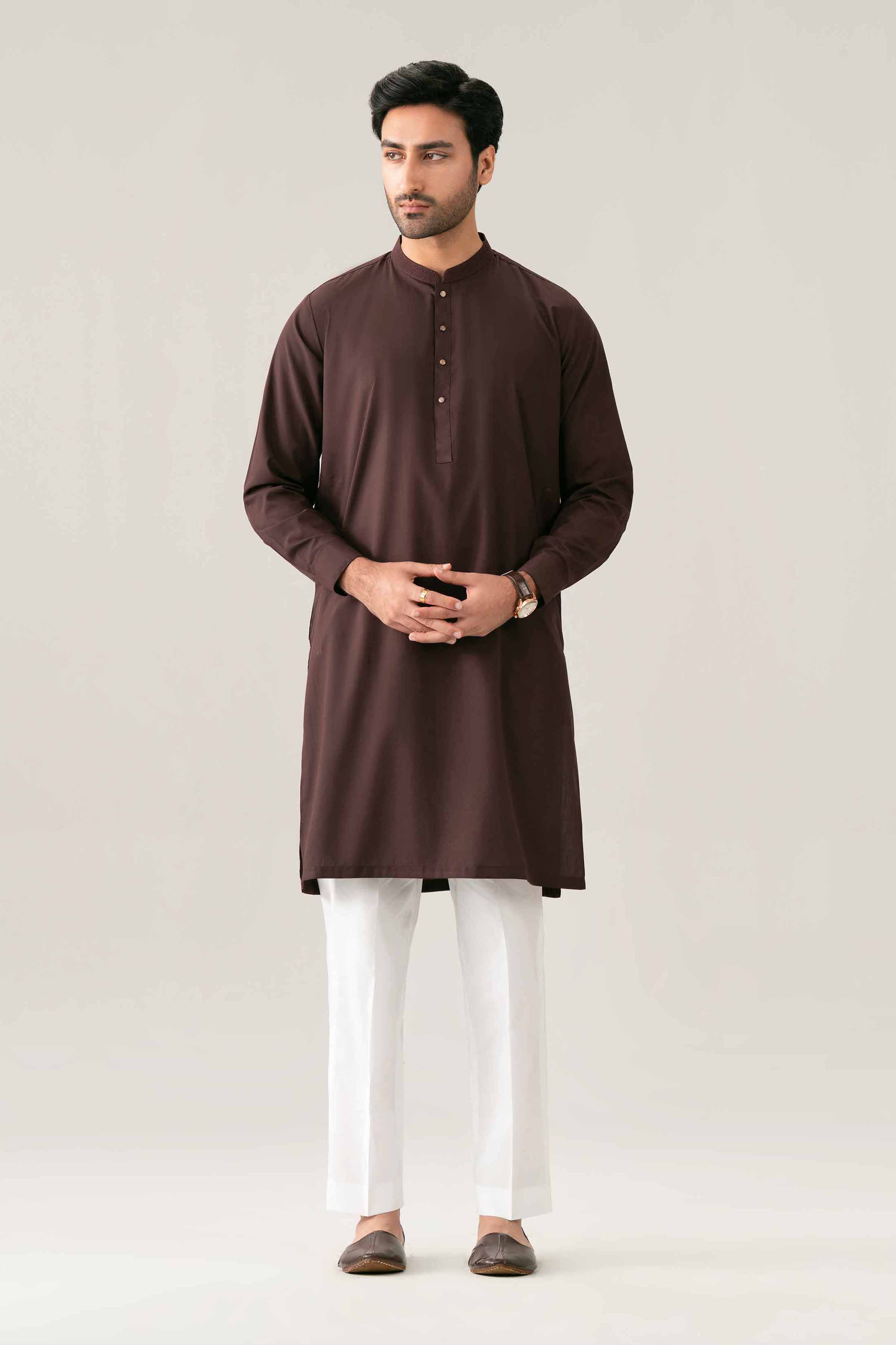 Embroidered Kurta - NQ26-022 — PV Men's Panjabi Luméora Bangladesh