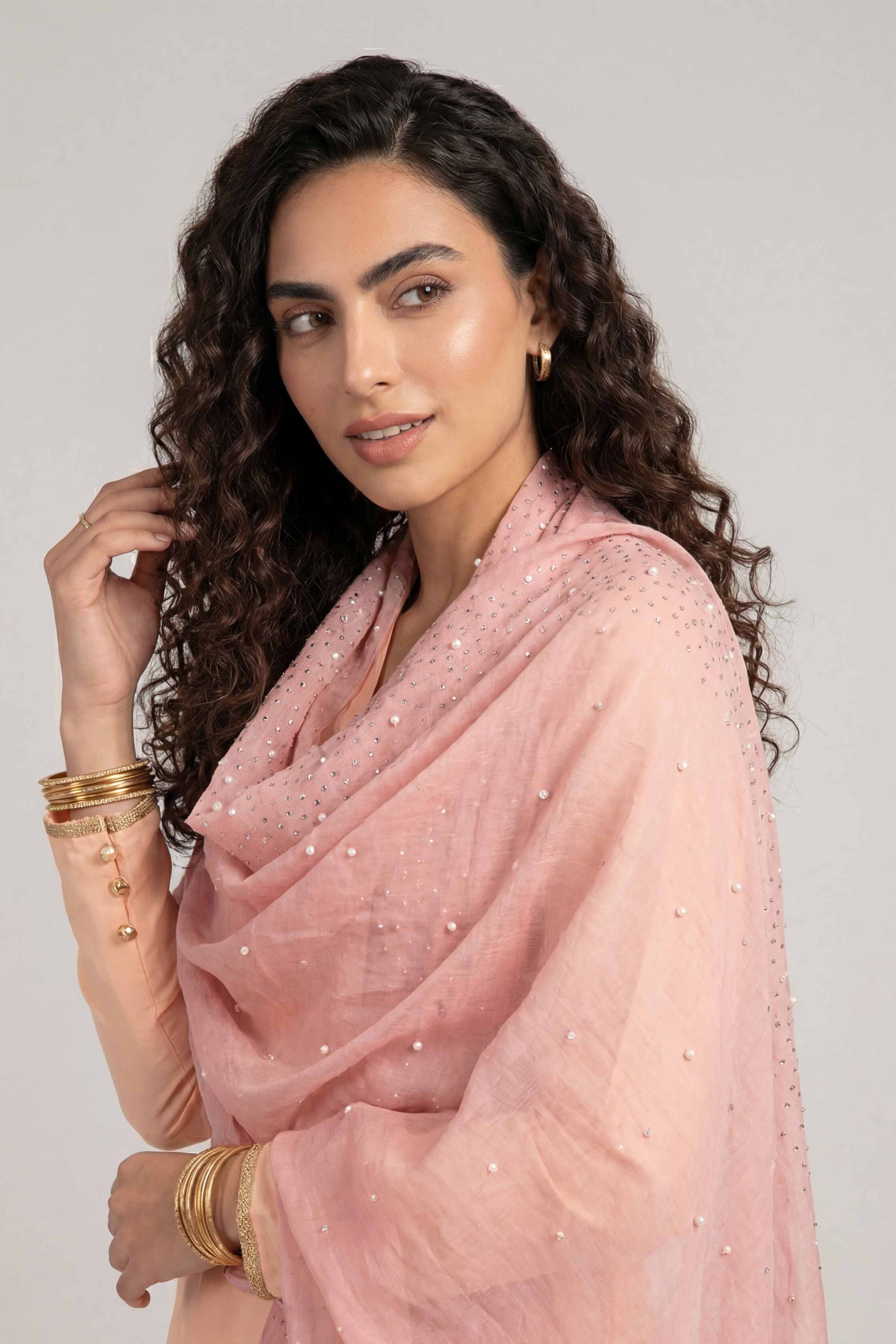 Pink Women Scarf