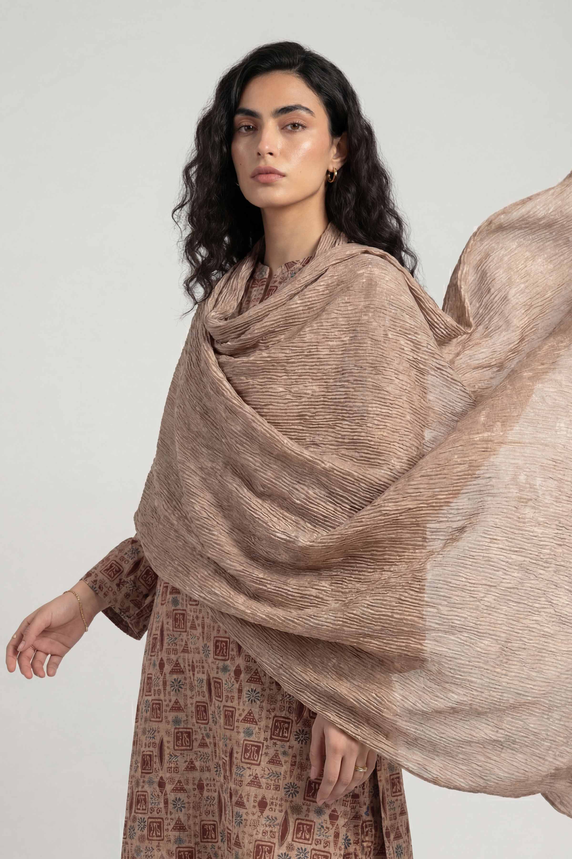 Khaki Women Scarf