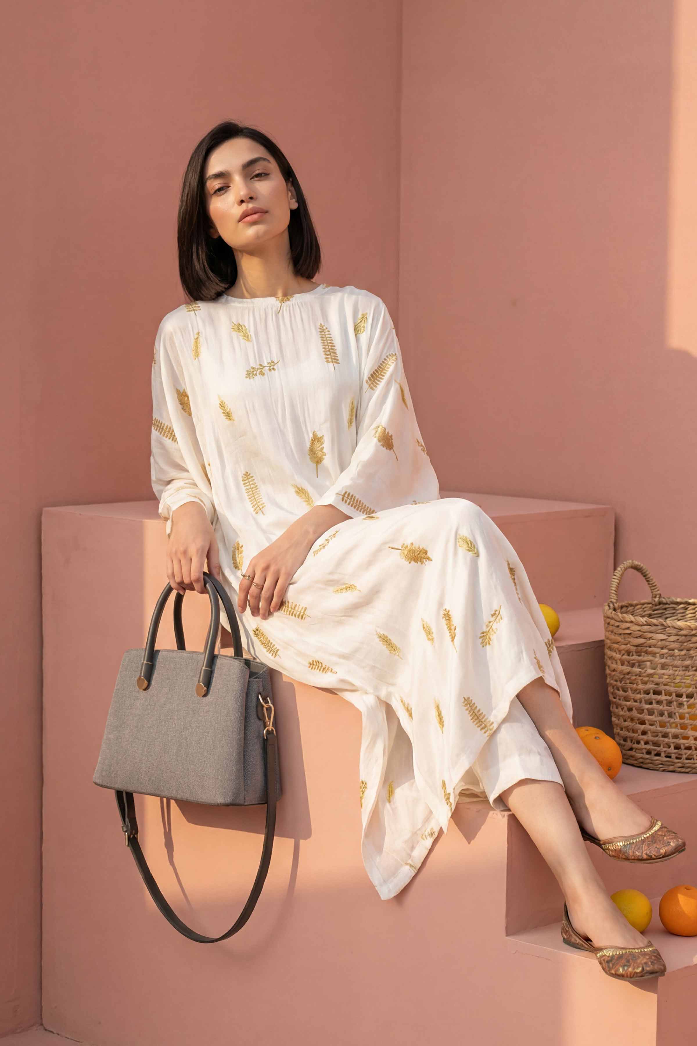Grey Shoulder Bag