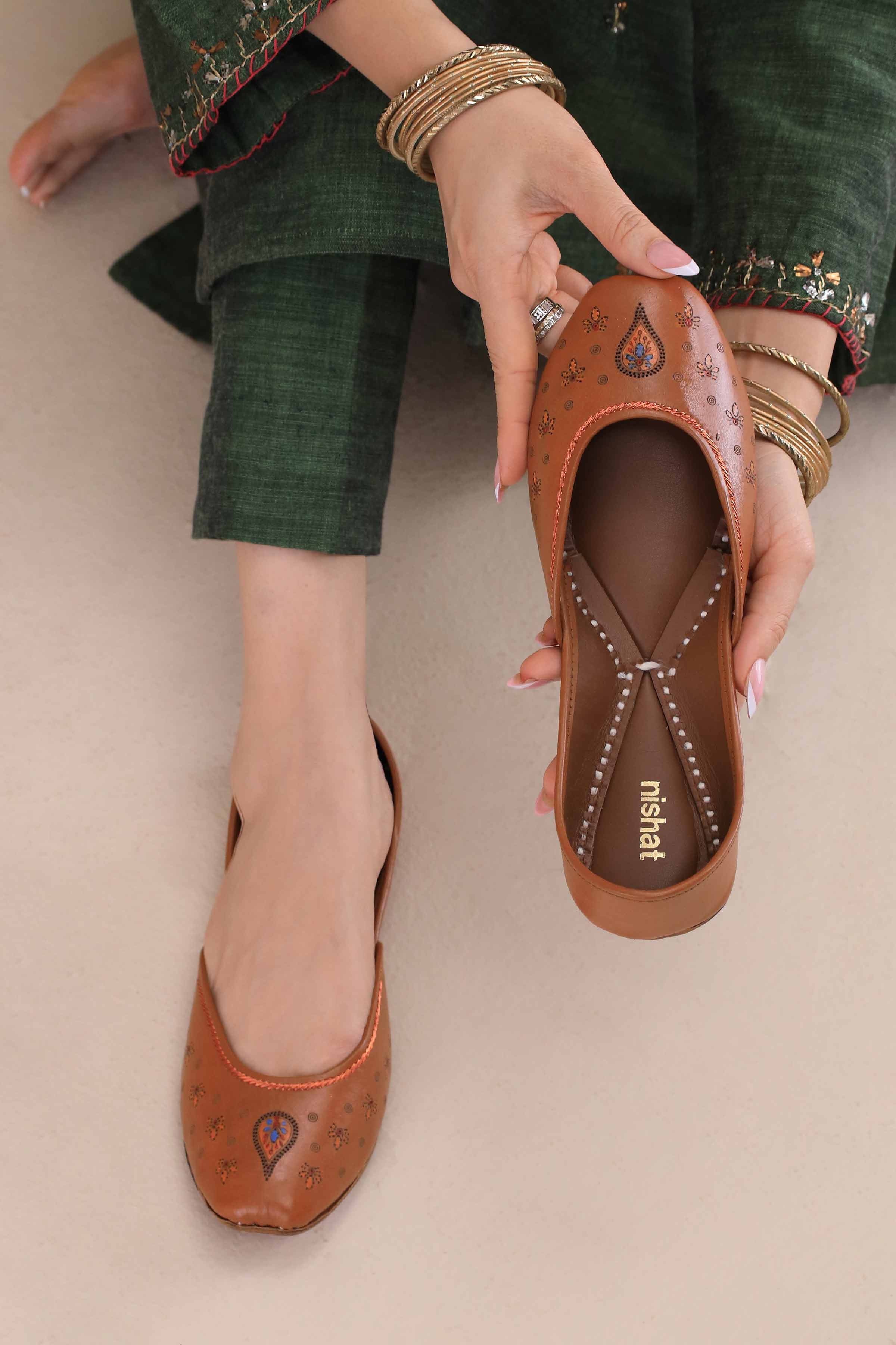 Light Brown Khussa