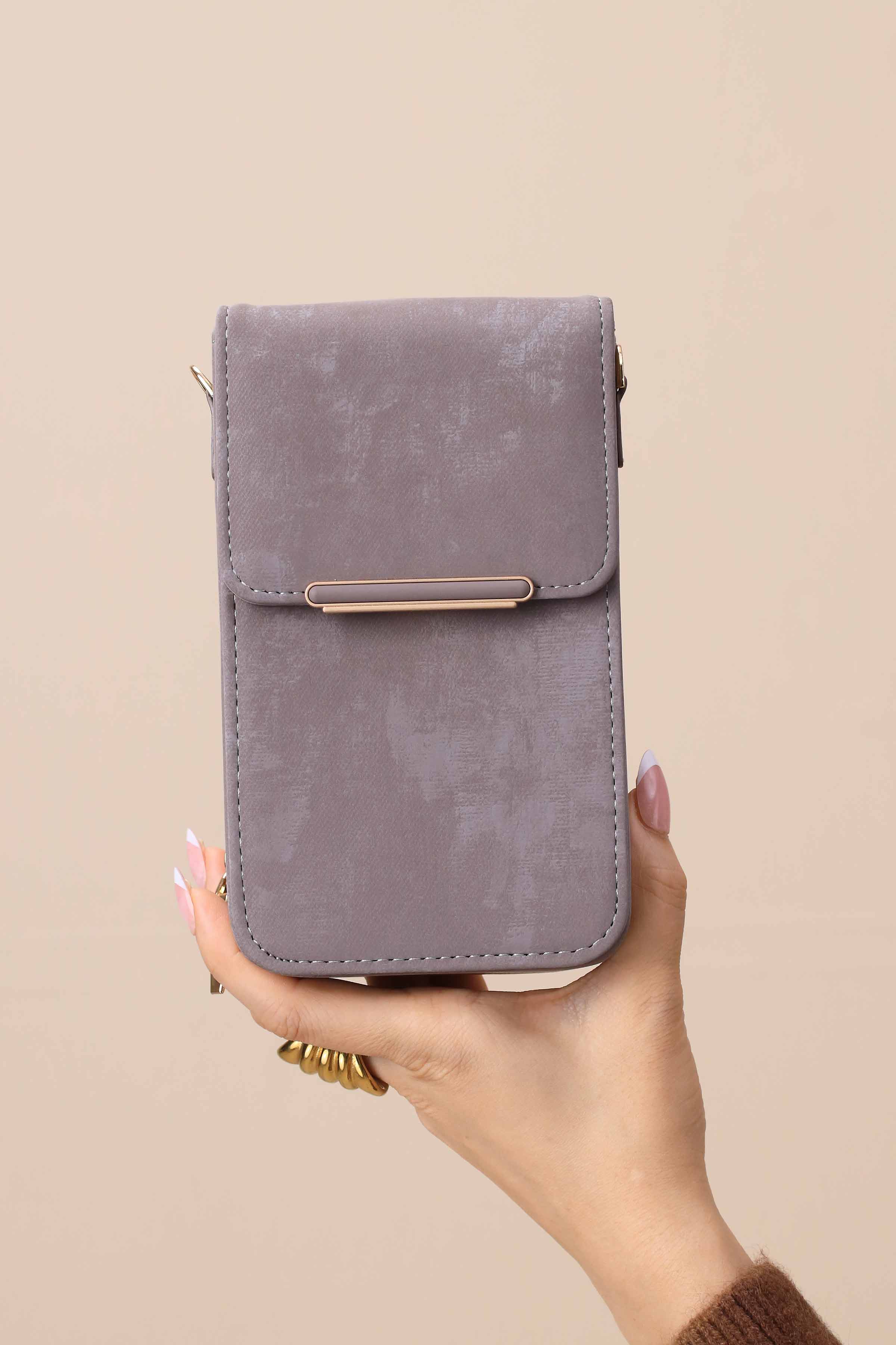 Grey Phone Bag