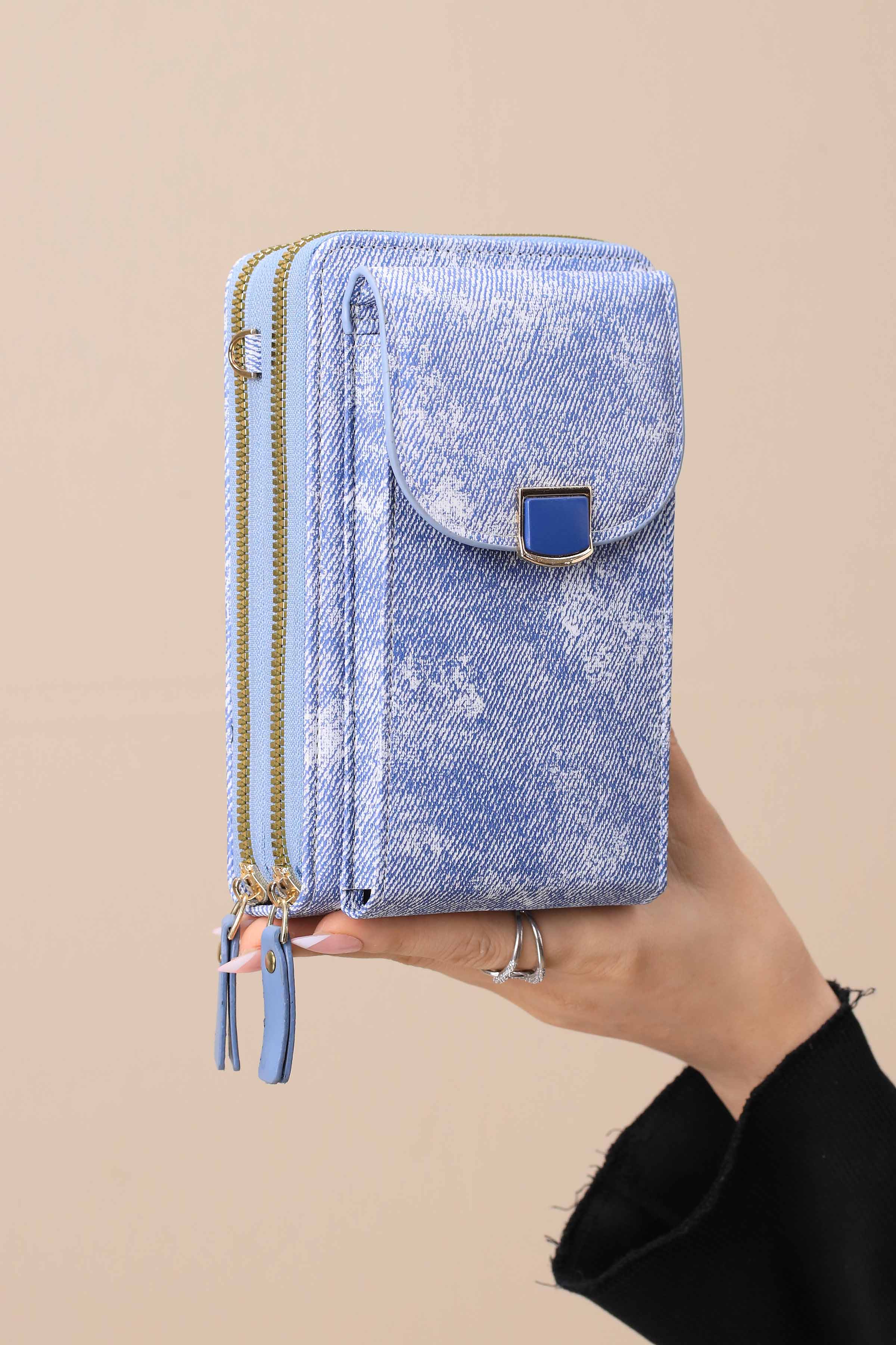 Blue Phone Bag
