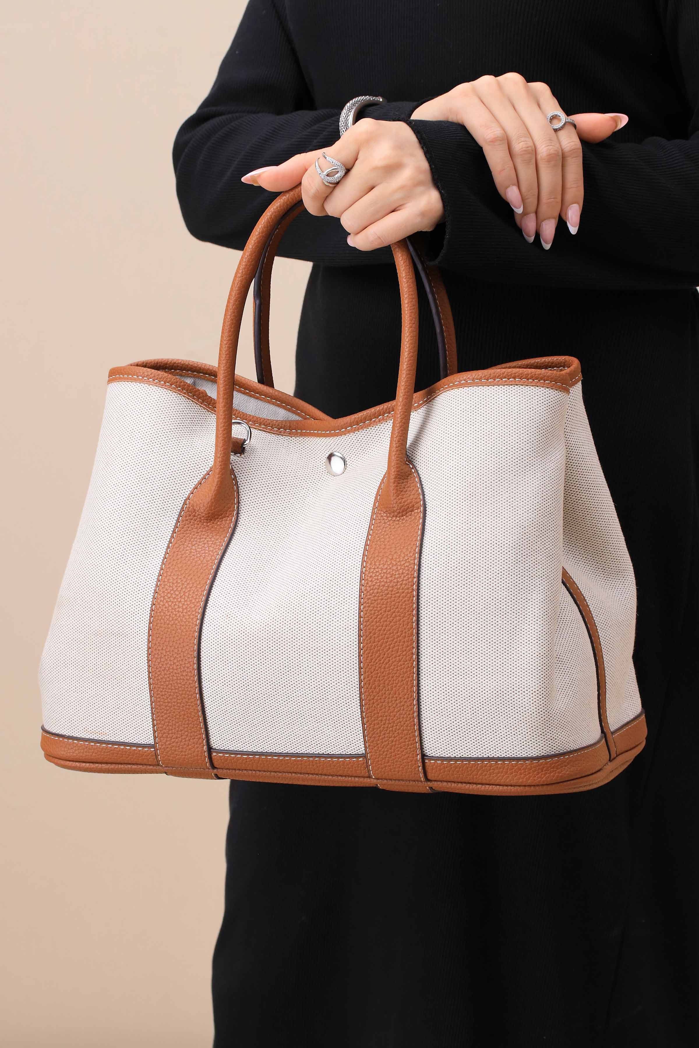 White & Brown Shoulder Bag — Accessories Luméora Bangladesh