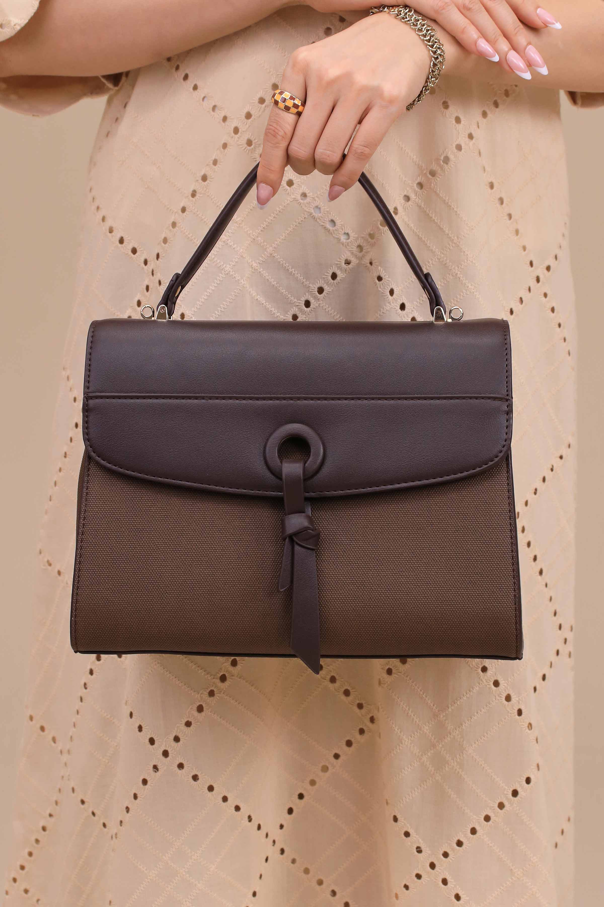 Coffee Shoulder Bag — Accessories Luméora Bangladesh