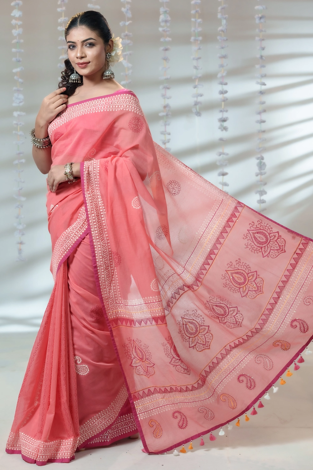 Sweet Color Half Silk Saree for Women